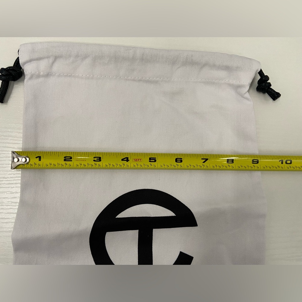 NEW Telfar Medium/ Large White Dust Bag with original packaging with Black Logo - Picture 7 of 8